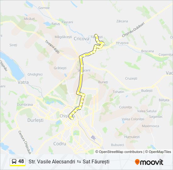 48 bus Line Map