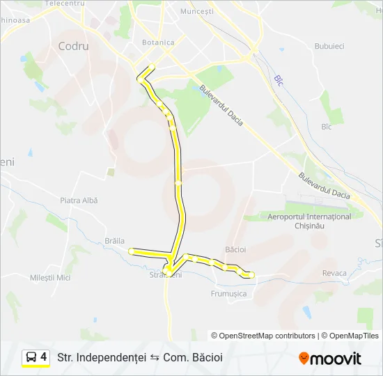 4 Bus Line Map