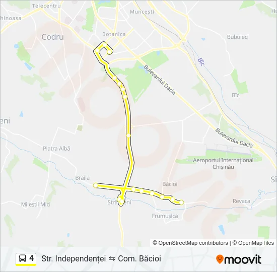 4 Bus Line Map