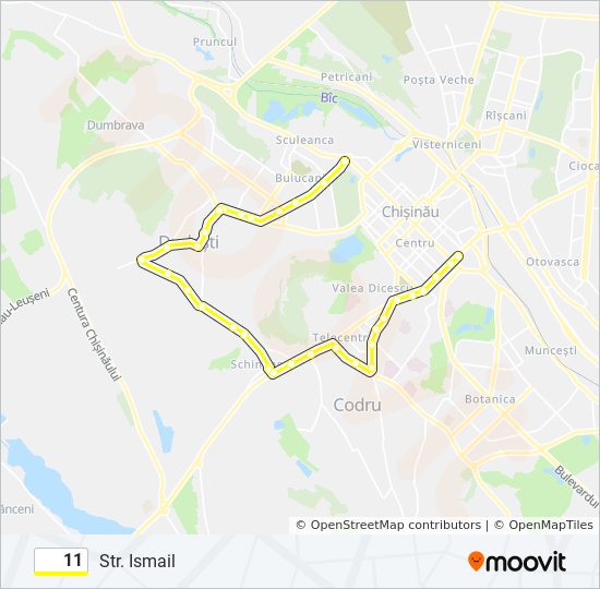 11 bus Line Map