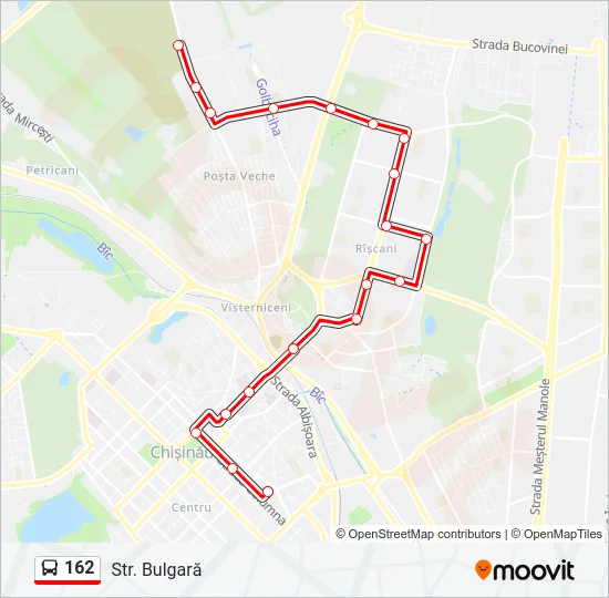 162 Bus Line Map