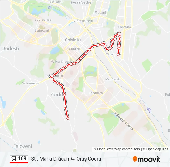169 Bus Line Map