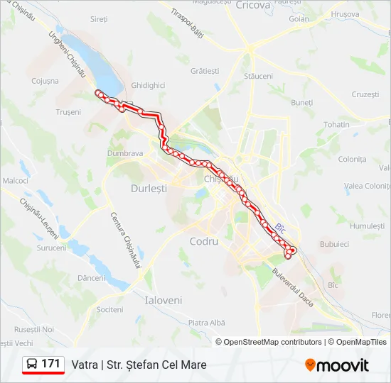 171 Bus Line Map