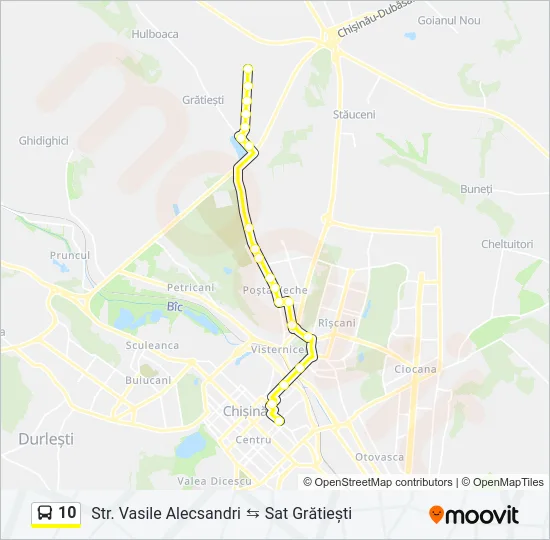 10 Bus Line Map