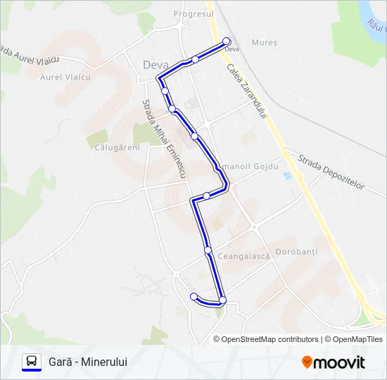 6 Bus Line Map