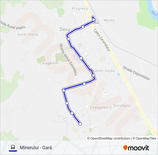 6 Bus Line Map