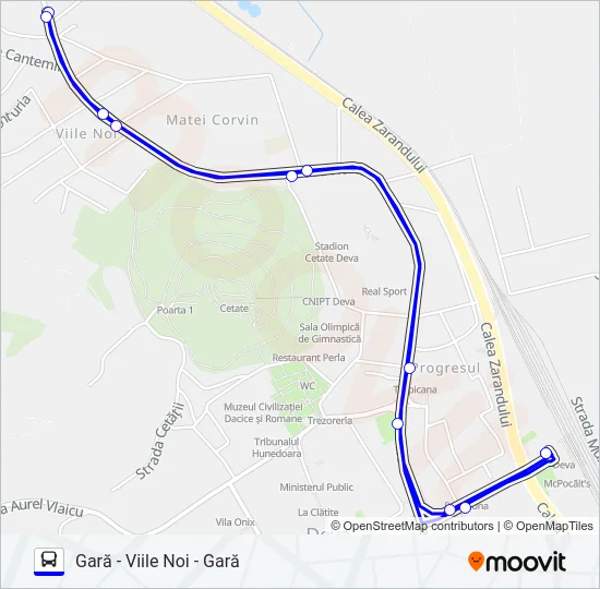 2 Bus Line Map