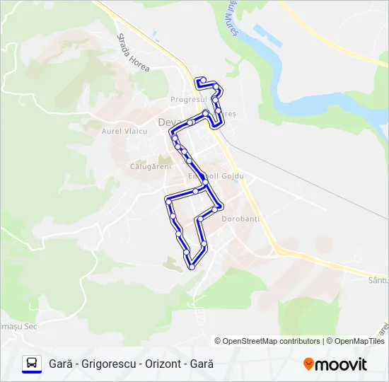 7 Bus Line Map