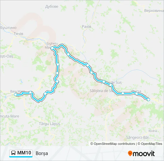 MM10 Bus Line Map