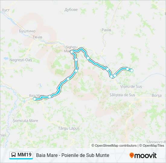 MM19 Bus Line Map
