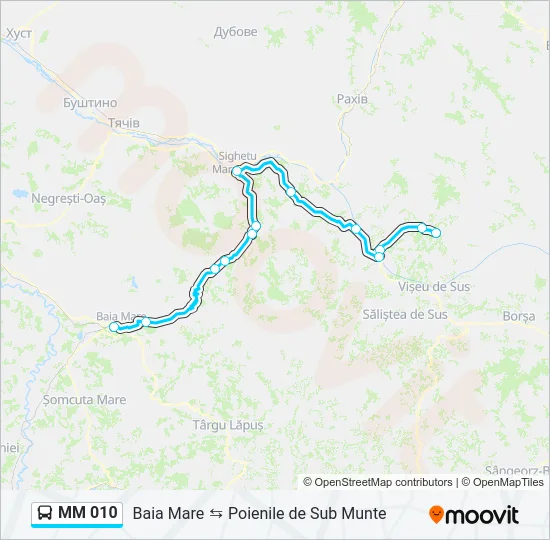 MM 010 Bus Line Map