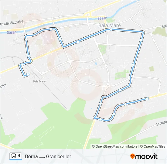 4 Bus Line Map