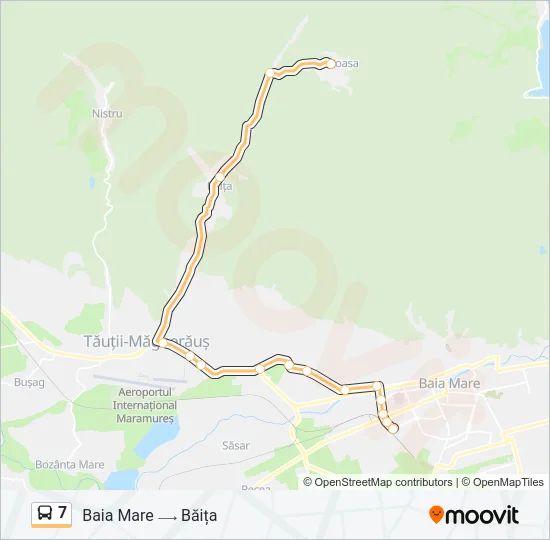 7 Bus Line Map