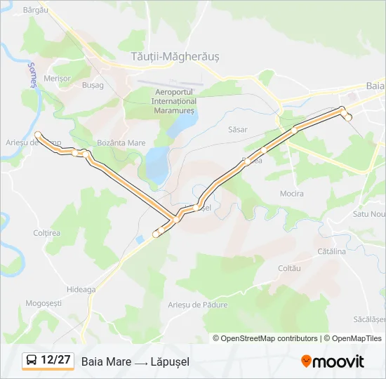 12/27 Bus Line Map