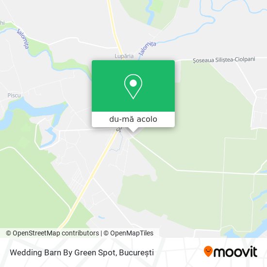 Hartă Wedding Barn By Green Spot