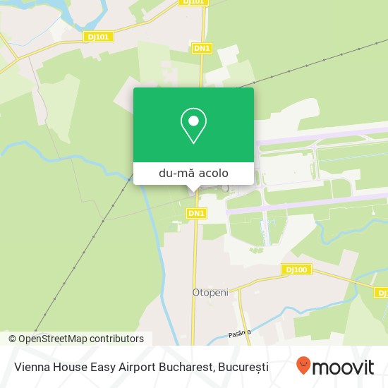 Hartă Vienna House Easy Airport Bucharest
