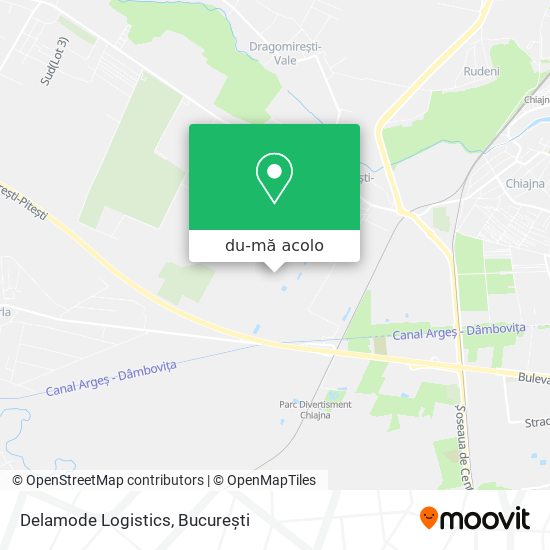 Hartă Delamode Logistics