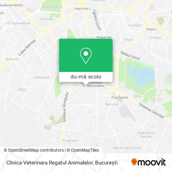Hartă Clinica Veterinara Regatul Animalelor