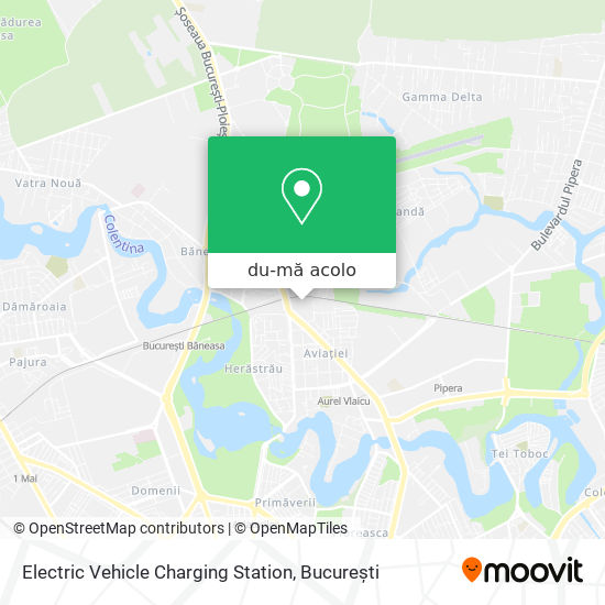 Hartă Electric Vehicle Charging Station