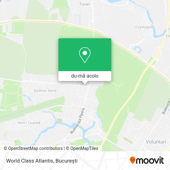 Hartă World Class Atlantis