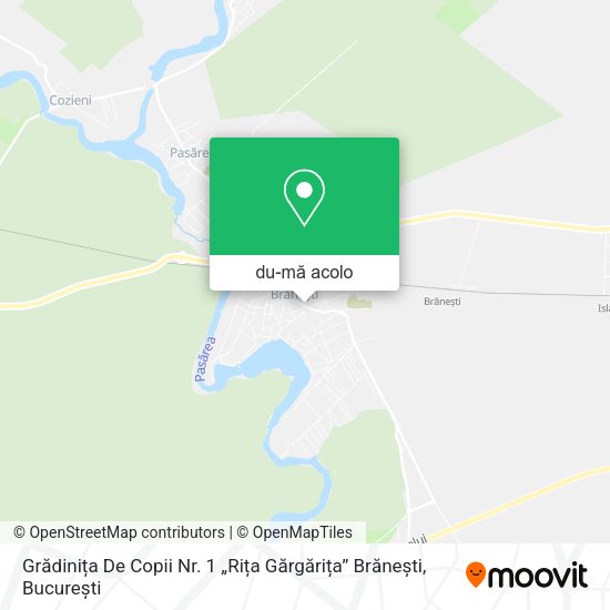 Hartă Grădinița De Copii Nr. 1 „Rița Gărgărița” Brănești