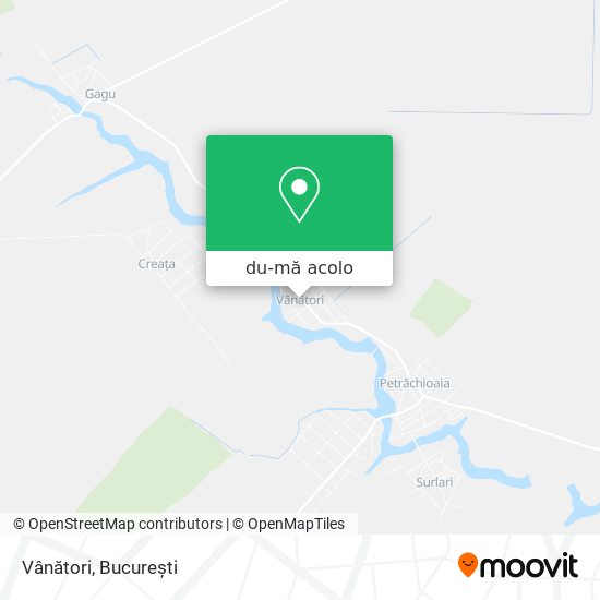 Hartă Vânători