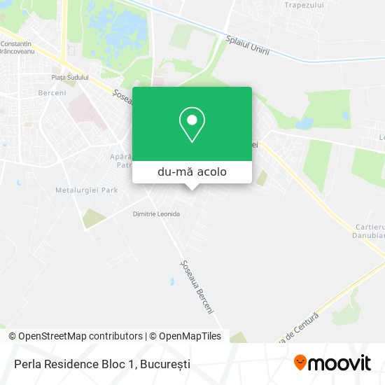 Hartă Perla Residence Bloc 1