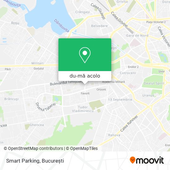 Hartă Smart Parking