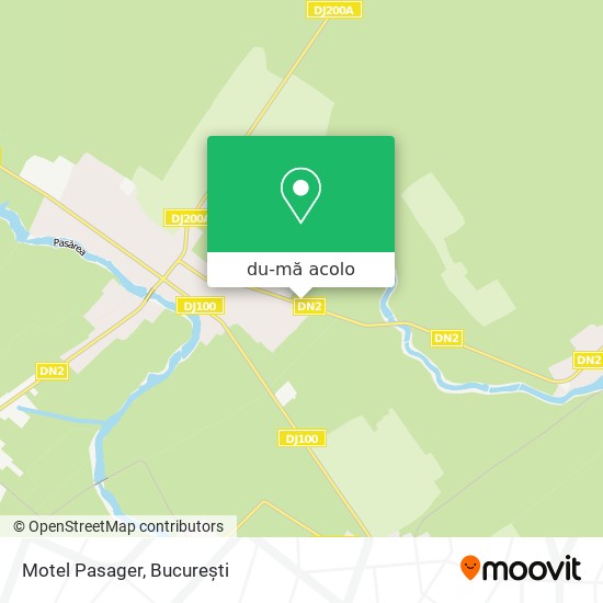 Hartă Motel Pasager