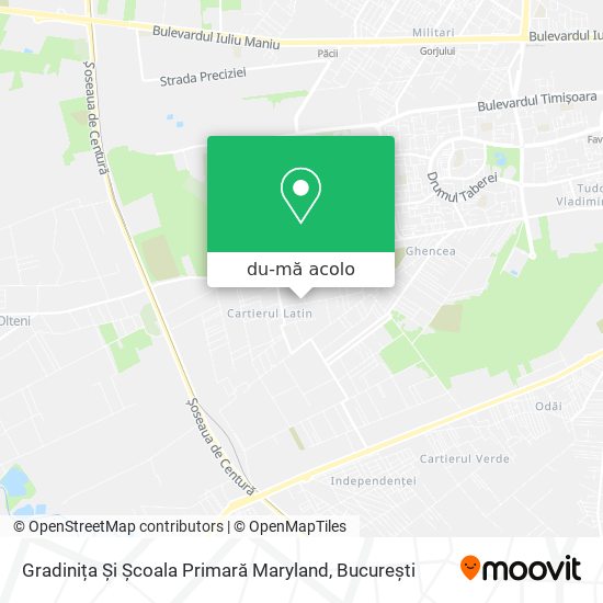 Hartă Gradinița Și Școala Primară Maryland