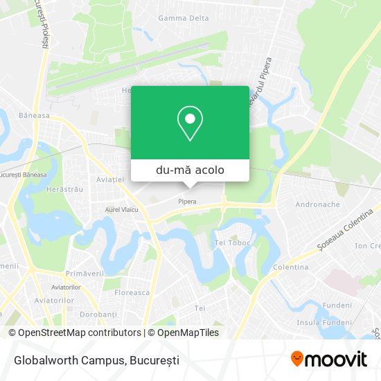 Hartă Globalworth Campus