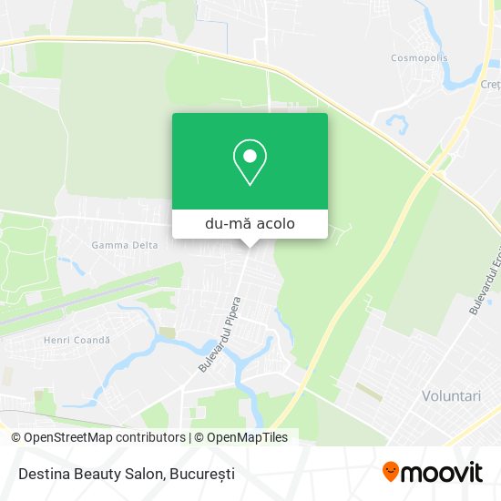 Hartă Destina Beauty Salon