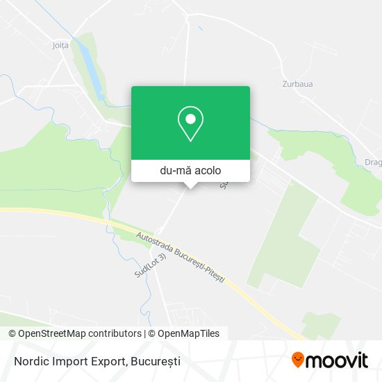 Hartă Nordic Import Export