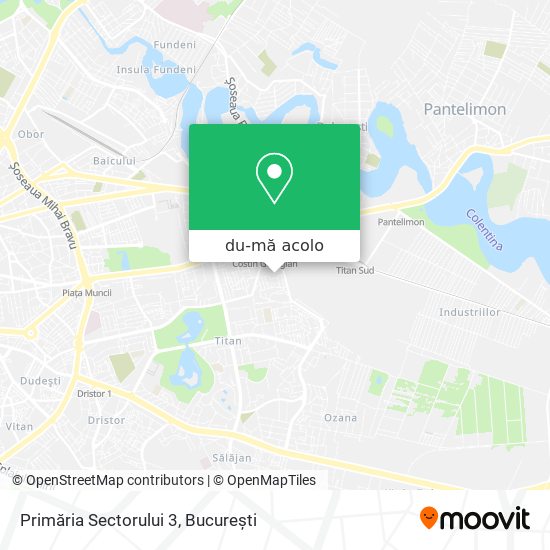 Hartă Primăria Sectorului 3