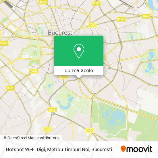 Hartă Hotspot Wi-Fi Digi, Metrou Timpuri Noi