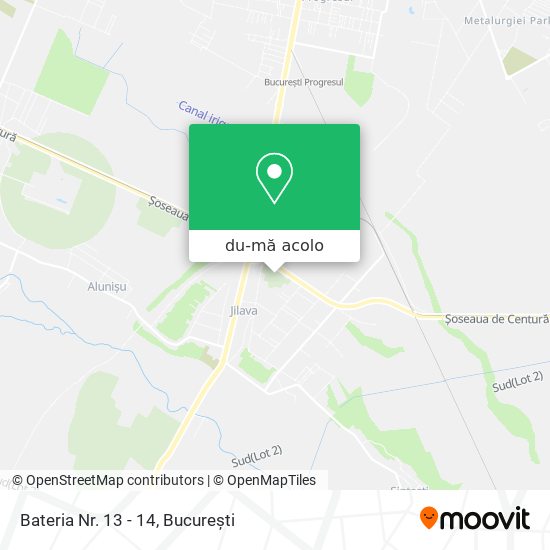 Hartă Bateria Nr. 13 - 14