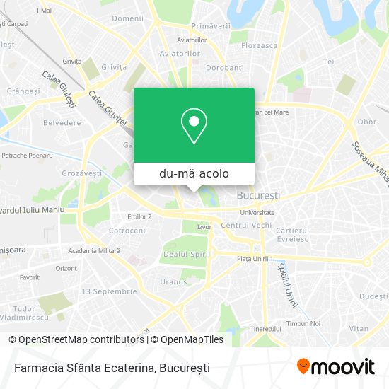 Hartă Farmacia Sfânta Ecaterina