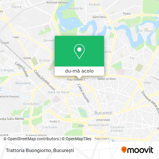 Hartă Trattoria Buongiorno