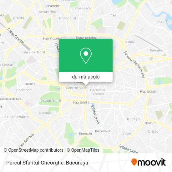 Hartă Parcul Sfântul Gheorghe