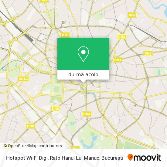 Hartă Hotspot Wi-Fi Digi, Ratb Hanul Lui Manuc