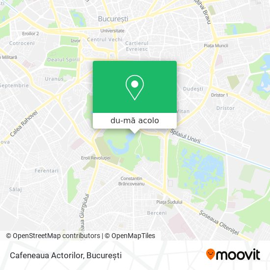 Hartă Cafeneaua Actorilor