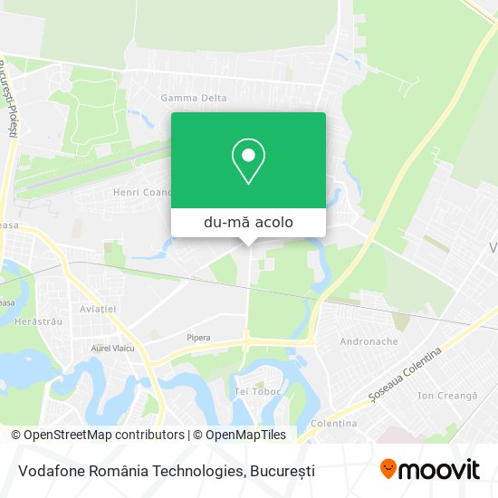 Hartă Vodafone România Technologies