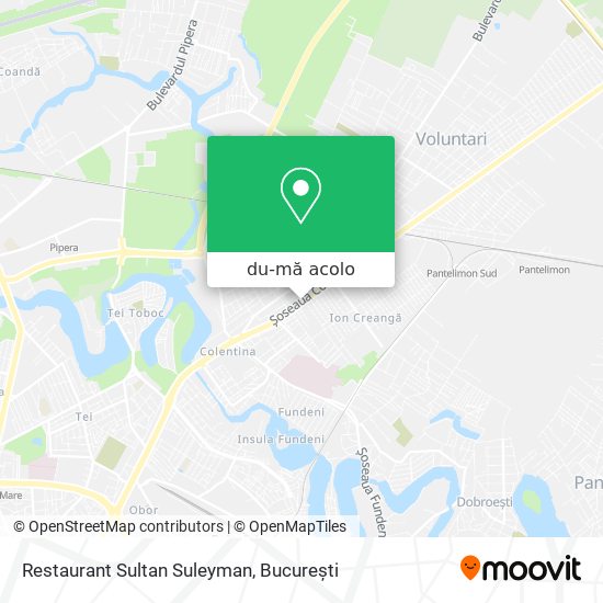 Hartă Restaurant Sultan Suleyman