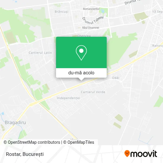 Hartă Rostar