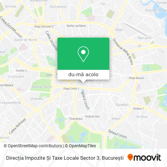 Hartă Direcția Impozite Și Taxe Locale Sector 3