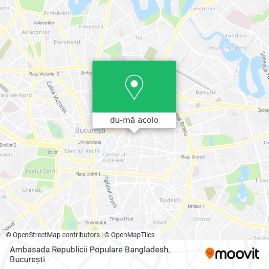 Hartă Ambasada Republicii Populare Bangladesh