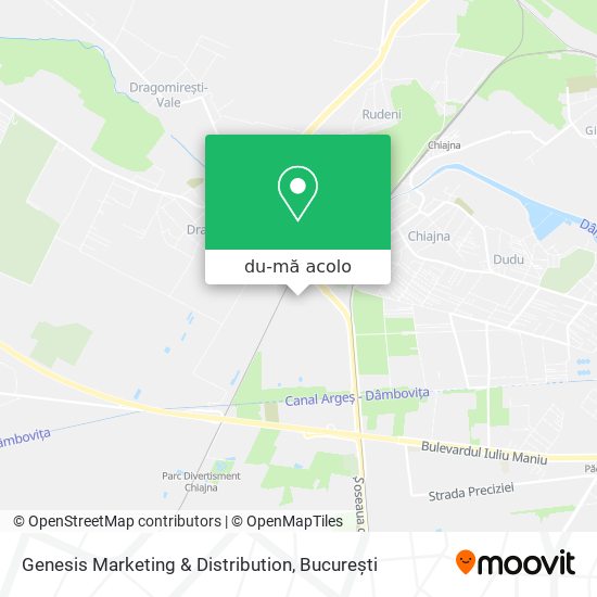 Hartă Genesis Marketing & Distribution