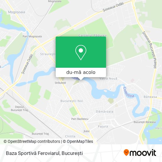 Hartă Baza Sportivă Feroviarul
