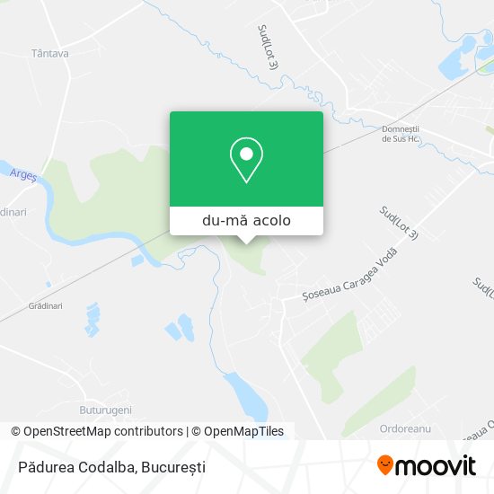 Hartă Pădurea Codalba