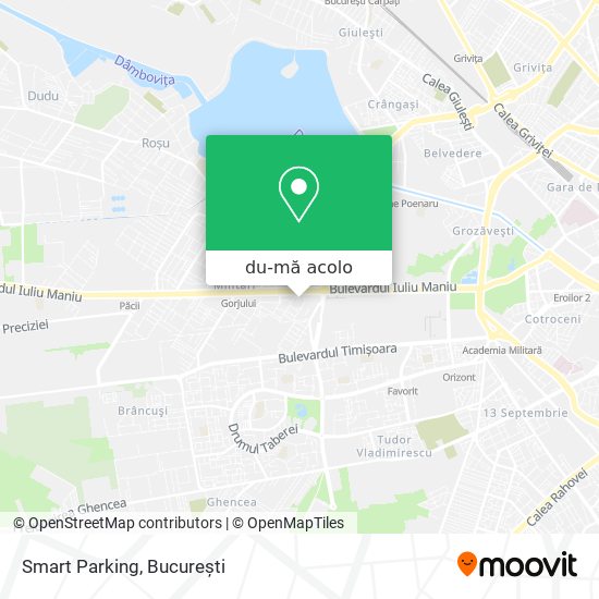 Hartă Smart Parking